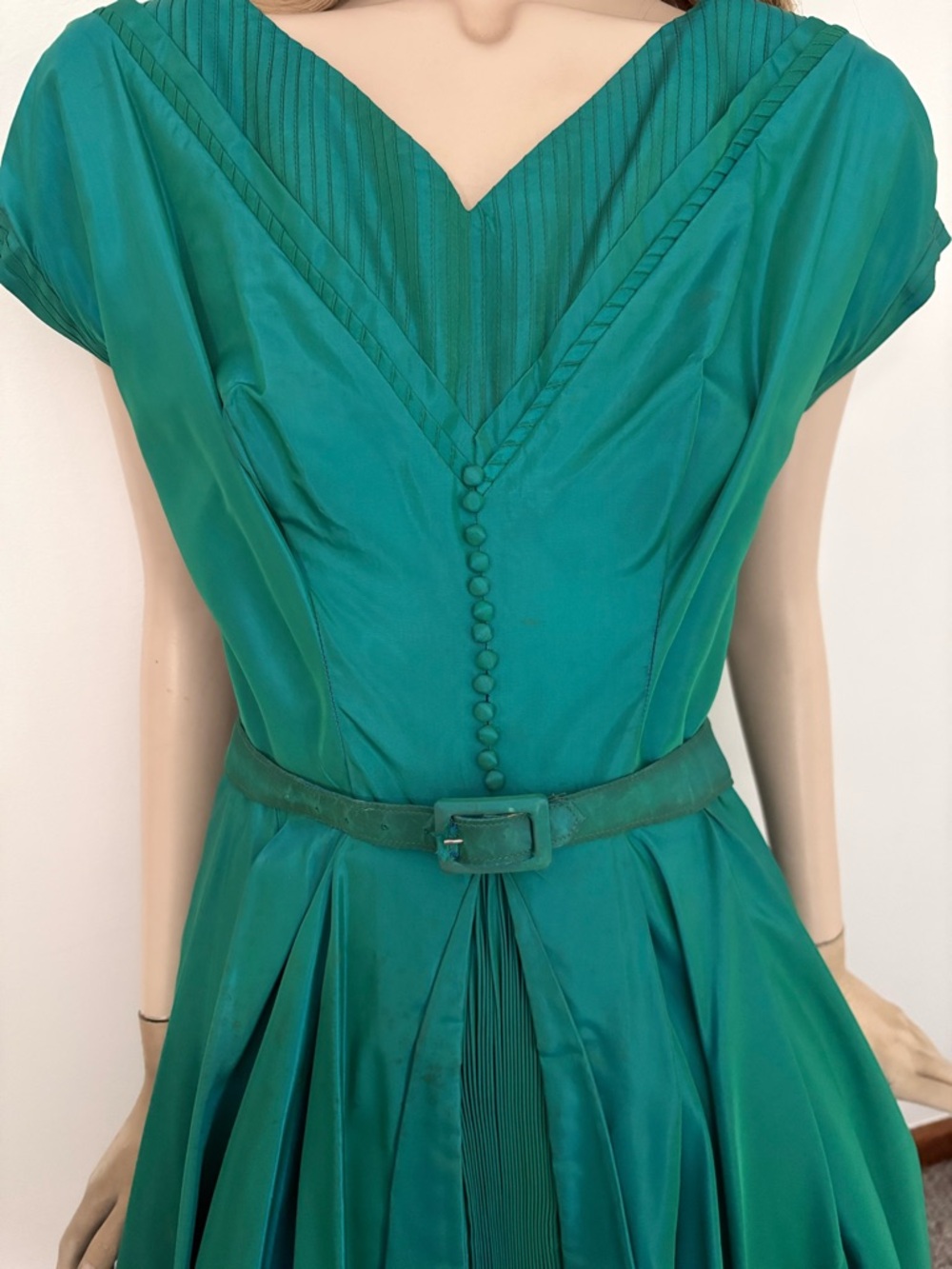 Vintage 1950s Vixen Bombshell dress Dance Original Fred Perlburg - Picture 8 of 16